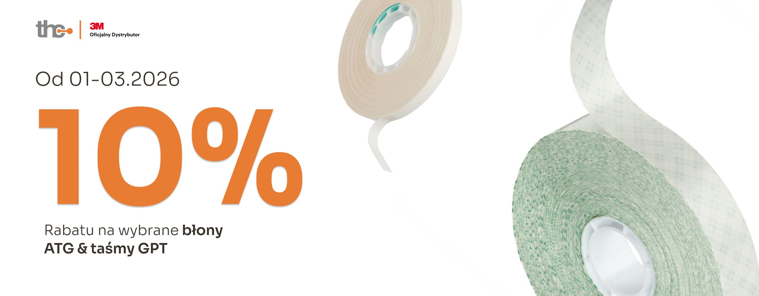 Taśmy ATG i GPT – 10% TANIEJ